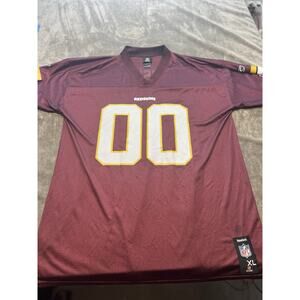 Vtg REEBOK NFL Washington‎ REDSKINS Commanders Jersey Football Team #00 Mens XL